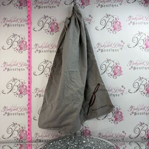 Brian Atwood dust bag purse bag Taupe Drawstring Dust Bag with Logo